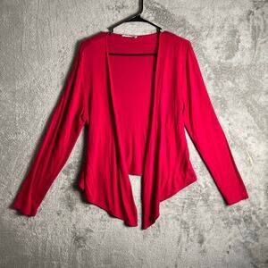 Kettlewell‎ Women's Jersey Hot Pink Cardigan Size Large